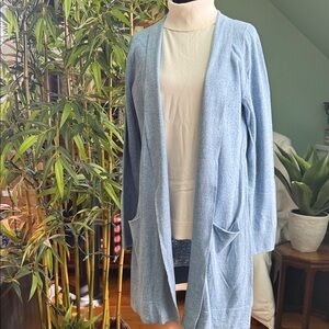 Light Blue Women's Sweater Cardigan